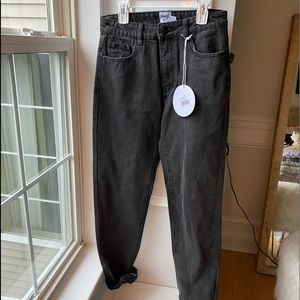 NEW Princess Polly Black Straight Jeans
